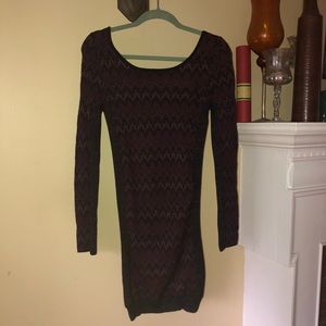 Free People Sweater Long Sleeve Dress
